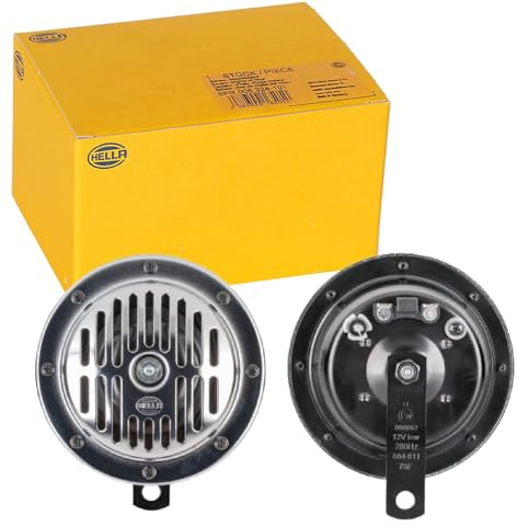 HELLA Horn - HEAVY DUTY HORN S130 SET - 24V - 118dB(A) | 3CB 004 811-071, Horn