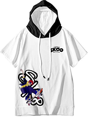 SK8 The Infinity Manga Kurzarm Hoodie Casual Sweatshirts Herren Pullover 3D Bedruckte Tops Miya Chinen Cosplay Kostüm