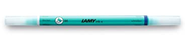 LAMY Ink-x Plastic Ink Eraser with Eraser Tip and Correction Tip - Only for Erasing Royal Blue Ink, Pack of 1