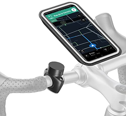 Shapeheart französische Innovation, magnetische Fahrrad-Telefonhalterung Pro mit Abnehmbarer wetterfester Hülle. Handyhalterung für Fahrräder, Roller, Mountainbikes... Fahrradzubehör