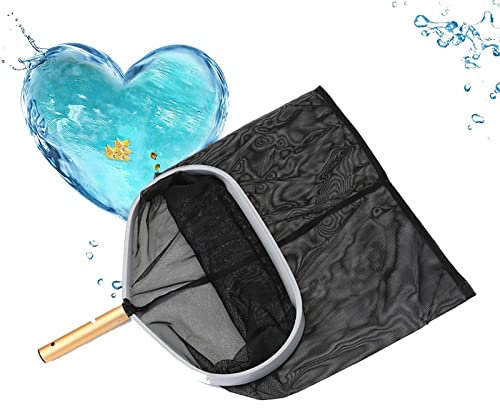 SRHIMEOS Poolreinigungsnetz, Schwerlast Laub Käscher Mit AluminiumRahmen, Kescher Teich Für Schwimmbad, Spa, Whirlpools, Aquarium, Gartenteich