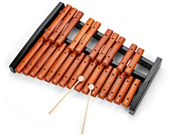 DREAMADE Glockenspiel 25 Noten Xylophon mit Schlägel und Tragetasche, Percussion Set für Kinder und Erwachsene