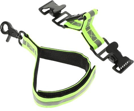 Kisangel 2stücke Feuerwehr Handschuh Mit Reflektierenden Elementen Einstellbare Strapazierfähige Handschuhklammern Für Feuerwehr Und Einsatzkräfte Für Und Effizienz