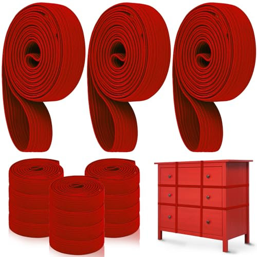 Wovnet 12 Pcs Extra Large Moving Rubber Bands 42 for Furniture Strength Elastic Moving Bands for Mover Packing Pallet Blanket Boxes Supplies (Red)
