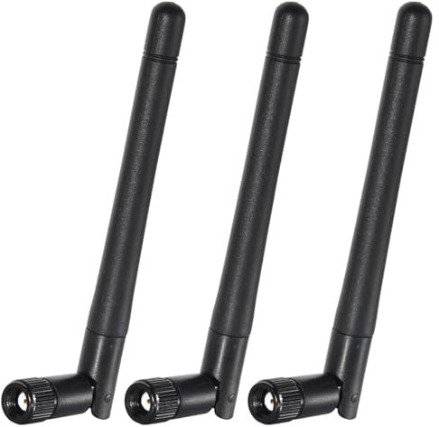 GTIWUNG 3 Pezzi RP-SMA Antenna WiFi, Dual Band 2.4GHz 5.8GHz Antenna, Dual Band Wireless WiFi Antenna, RP-SMA WLAN Antenna