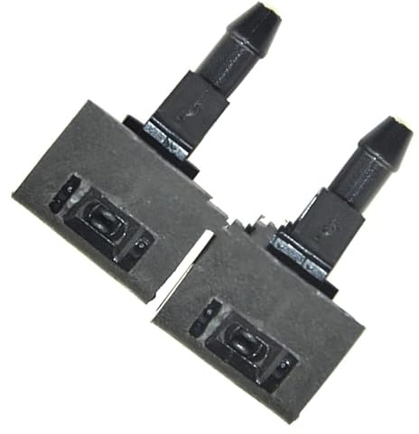 DSEQOPHH Rociador Parabrisas Compatible con Nissan para Dualis para Dualis 2007 2008 2009 2010 2011 2012 2013 2 Piezas Boquilla Limpiaparabrisas Boquilla De Lavado 28932JD000