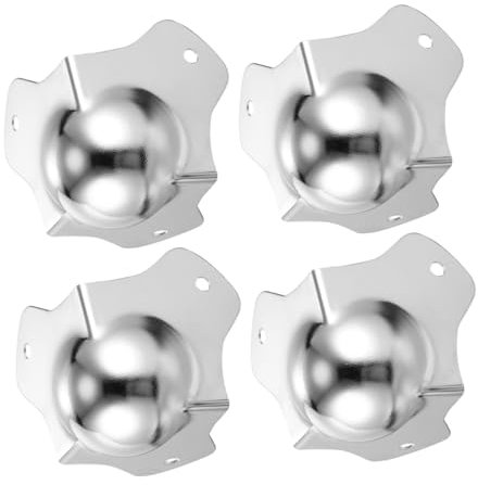 MUCKLILY 4stücke Metallkugel Eckenschutz Für Sofas Tische Schränke Kindersicherheit Stoßdämpfend Robustes Design Einfache Montage Ohne Werkzeug