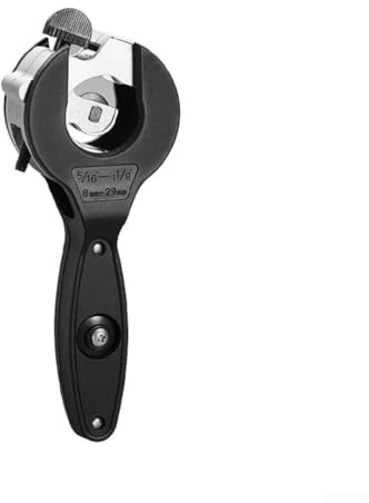 ZiStarlilife Tagliatubi a cricchetto con lama sostituibile per tubi in PVC e PPR, strumento di taglio per tubi da 8-29 mm, meccanismo di taglio di precisione, manico ergonomico per lavori idraulici