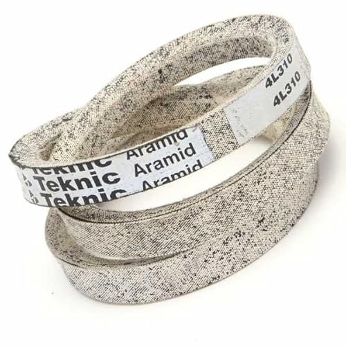 Matijardin - Courroie tondeuse 4L310 compatible avec Teknic Kevlar Trapézoïdale - 12,7 mm x 787 mm