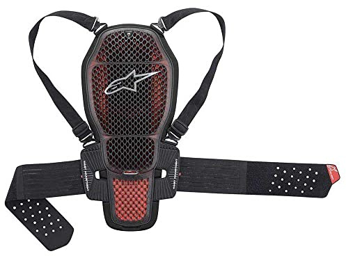 Alpinestars Nucleon Kr-1 Cell trasparente, rosso fumo/nero, M