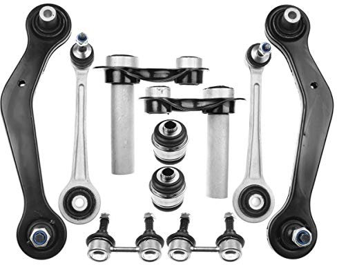 Frankberg 8x Bras de suspension Barre de couplagen Palier d'essieu arrière Arrière Compatibles avec X5 E53 3.0d 3.0i 4.4i 4.6is 4.8is 2000-2006 Remplacer# 33326770860
