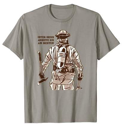 Spruch Atemschutz, Feuerwehrmann, Feuerwehrfrau, Feuerwehr T-Shirt