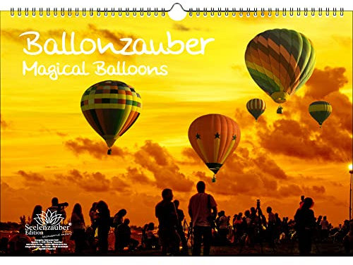 Ballonzauber DIN A3 Immerwährender Kalender Heißluftballon - Seelenzauber
