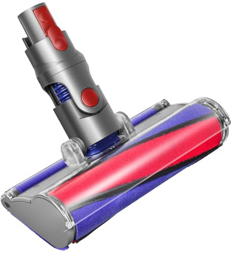 DrRobor Softwalze Bodendüse für Dyson V10 V11 V15 Staubsauger | Ersatzteile Bürste, Soft Elektrobürste, Ideal für Hartböden
