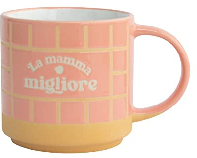 Mr. Wonderful WOA2312571ITZ0 Taza-La Mejor mamá, Cerámica