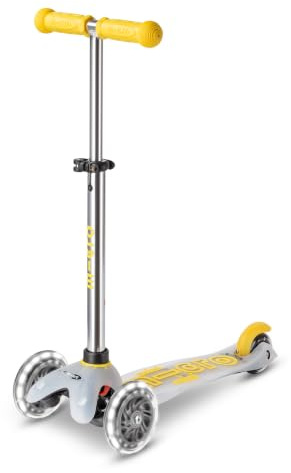 micro™ | Mini micro Deluxe Flux LED | Das ORIGINAL | Kinderroller ab 2 Jahren | Inklusive LED Rollen | Jungs & Mädchen 2-5 Jahre
