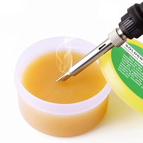 CABLEPELADO Flux de Soldadura, Pasta de soldar, Soldadura en Pasta, Solder paste, Pasta de Estaño, Respetuoso del Medio Ambiente, 50 gramos
