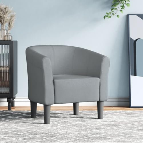 LAPOOH Clubsessel Hellgrau Stoff, Relaxsessel, Fernsehsessel, Kinosessel, Gaming Couch - 356429