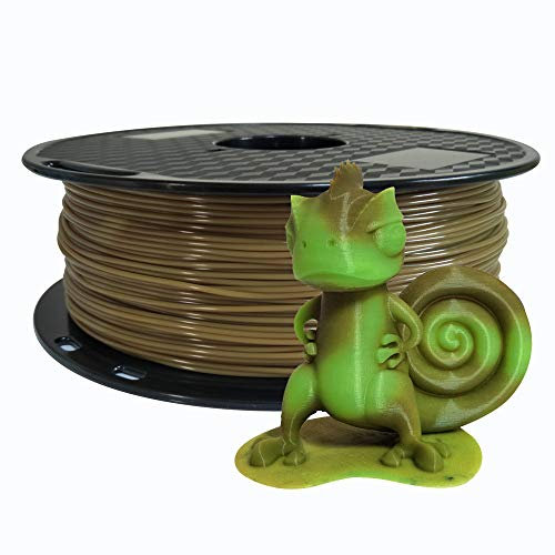 CC3D 31℃ Temperatur Ändern FarbeFarbwechsel PLA Filament Braun zu Grün 1,75 mm 1kg 3D Drucker Filament FDM 3D Druckmaterial Farbwechsel mit Filament