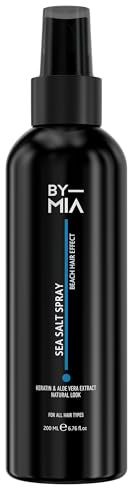 BY MIA Premium Sea Salt Spray 200 ml, Unisex | Texturizing and Volumizing with Flexible Hold | Sea Salt Spray for Hair Men & Women