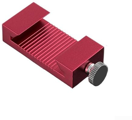 Oniissy Steel Ruler Stop Fences Metal Scribers Positioning Limit Block Line Scribers,Ruler Stops Fences, Brass Scribe Steel Ruler Positioning Limit Block (39mm)