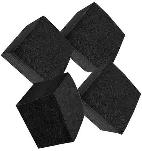 CIMAXIC 4stücke Schallabsorbierende Platte Aus Hochwertigem Schwamm Professionelle Schallschutzschwammplatte Würfelförmiger Schallschutzschwamm Schalldämmmaterial Für Aufnahmestudio