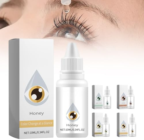 Hochentwickelte Farbändernde Augentropfen – Elegante Augentropfen zur Aufhellung und Transformation der Augenfarbe, Natürliche Feuchtigkeitslösung bei trockenen Augen