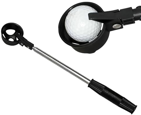 Eterspr Golfball-Retriever Rostfreier, Golfball Retriever, für Wasser und Büsche Golf-Zubehör Geschenke für Golfer Geschenke für Männer