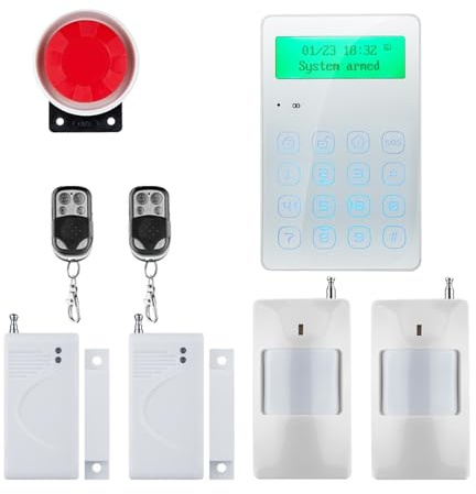 Smart Alarm Touch Sistemi di allarme GSM wireless Sicurezza domestica Segnale 850/900/1800/1900 MHz,Kit/set fai da te(G3GB)