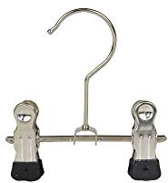 BM600= 10 MAWA Clip K11 D schwarz Clip Metall Kleiderbügel Stiefelbügel Klammer