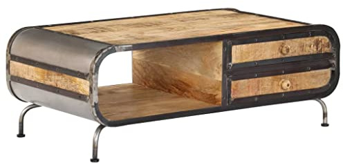 vidaXL Couchtisch 100 x 50 x 35 cm Mango-Massivholz