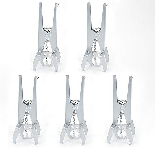 TopHomer Heavy Duty Mole Claw Scissor Traps Fast Humane Kill for Farm and Outdoor (Pack of 5)
