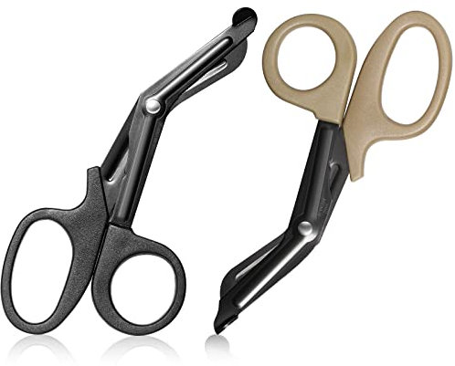 Verbandscheren Edelstahl Verbandschere 7,5 Zoll Emt und Trauma Schere Medizinische Scheren für Krankenschwester Erste Hilfe Notfallrettung 2 Stück