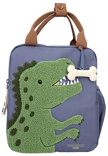 Depesche Kinder Rucksack Mini Dino World blau