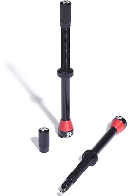 Reserve Wheels - Fillmore Tubeless Bike Tire Valves - 90mm Black Pair - for Road, Mountain Bike and Cyclocross tubeless Wheels.