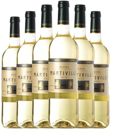 Ángel Lorenzo Cachazo Martivillí Sauvignon Blanca Rueda 75 cl Vino blanco (Caja de 6 Botellas de 75 cl)