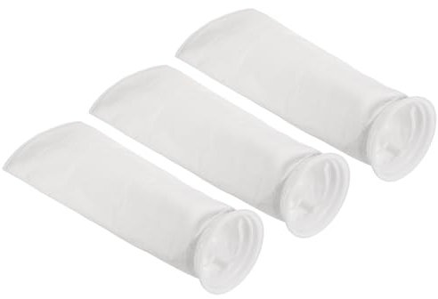 PATIKIL 6 Inch Ring Filter Socks, 3 Pack 100 Micron Mesh Bags Pool Skimmer Basket