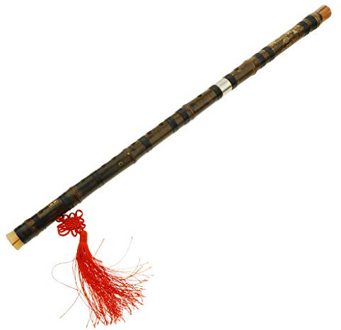 Traditionelle chinesische Flöte, handgefertigt, Bambusflöte, Dizi, D-Ton