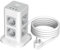 TESSAN 11 en 1 Regletas Enchufes Proteccion Sobretension 1700J, 8 Tomas Torre Regleta Vertical con 3 USB C, Alargador Enchufe 2M, Torre Multiple con Interruptor para Casa, Oficina, 3600W