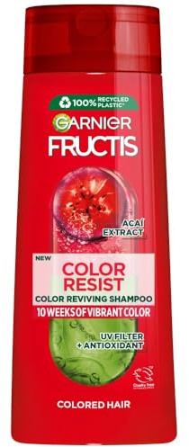 Garnier Fructis Color Resist Reviving Goji Berry Shampoo For Colored Hair, 400 ml