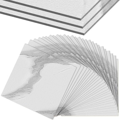 VA-Cerulean 30×30cm PVC Bodenbelag Vinyl Vinylboden Laminat Dielen Rutschfest Wassefest Selbstklebend Fliesen 5,02m² Vinylboden Dicke 1.5mm(54 Stück,Typ C)