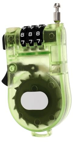 Milisten Kabelschloss Mit Zahlencode Wiederverwendbar Leicht Und Tragbar Sicherheitsschloss Für Mountainbikes Fahrräder Skier Und Kinderwagen Flexibel Einstellbares Drahtschloss Praktische