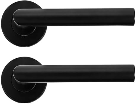 Angoily Serrures De Porte Silencieuses Pour Chambre Sécurité Maison Acier Inoxydable Poignée Porte Intérieure Ouverture Gauche Droite