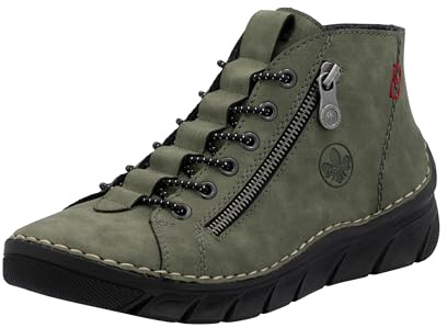 Rieker Bottes courtes pour femme 55048 - Beige - 39 EU, vert, 40 EU