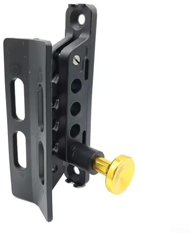 Aprilsunnyzone Soporte de extintor de incendios montado en vehículo para ATV para vehículo todoterreno UTV, fácil de instalar, anillos ajustables, soporte de montaje extraíble (dorado)