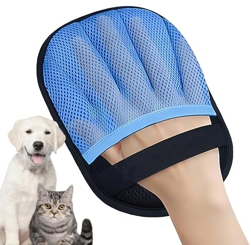 Removedor electrostático de pelo de mascotas, cepillo de aseo de animales, guante estático para quitar el pelo de gato, para alfombras, sofá, muebles, asiento de coche, sofá, cama, ropa, hogar