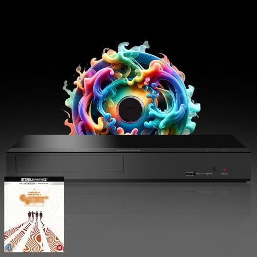 MULTIREGION Blu-ray Player Compatible with Panasonic DP-UB450 MultiRegion for DVD Blu-ray Region B - DVD Regions 1-8 - Bundle Including A Clo. 0ra. 4K UHD Disc