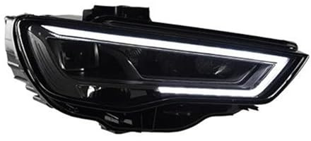 Fari Anteriori Per Audi A3 8V 2013-2016 Lenti A Proiettore Accessori Auto Per Luci Diurne DRL(For Original Xenon)