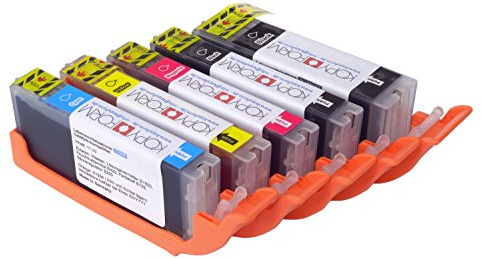 Kopyform Lebensmitteltinte Patronen-Set Canon-kompatibel (PGI-580/CLI-581, z.B. TS705 / TS6150) (TK580)