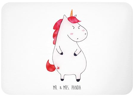 Mr. & Mrs. Panda Magnet Einhorn Wut - Geschenk, Arbeit, Einhörner, Unicorn, Notizhalter, zettelhalter, whiteboardmagnet, Lustig, Kühlschrankmagnet, Dekomagnet, Dumme Fragen